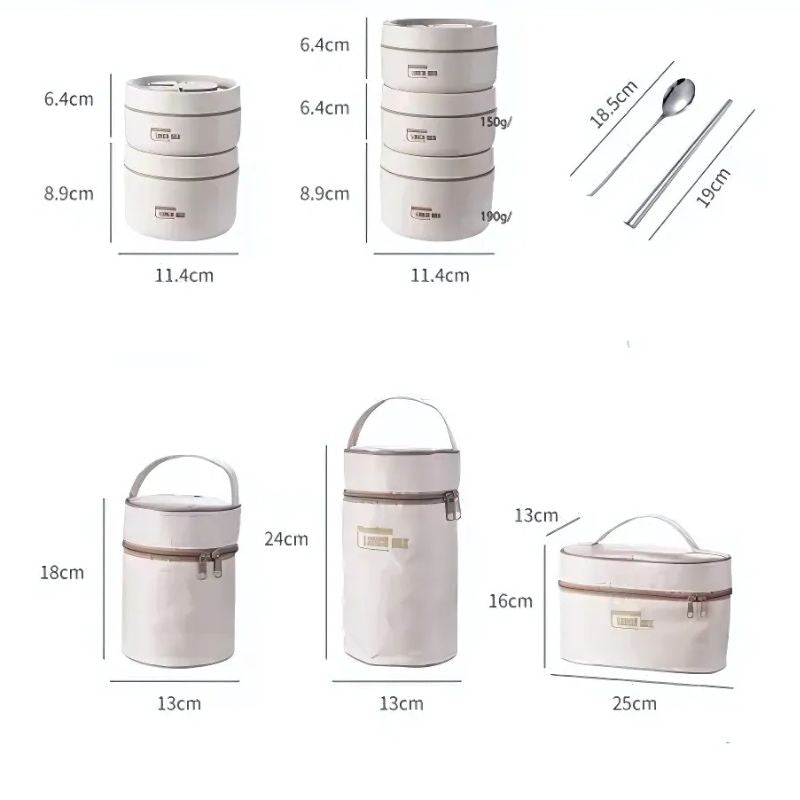 Portable Stainless Steel Lunch Box-Stay Fresh, Eat Healthy