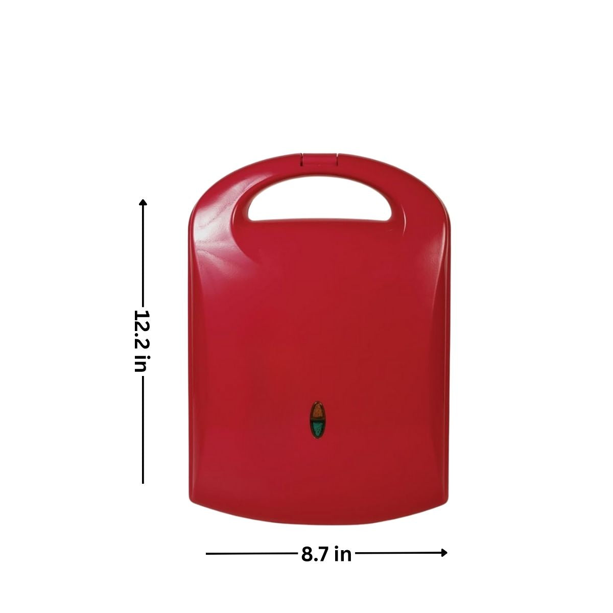 Red Non-Stick Heart Waffle Maker