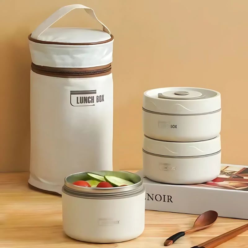 Portable Stainless Steel Lunch Box-Stay Fresh, Eat Healthy