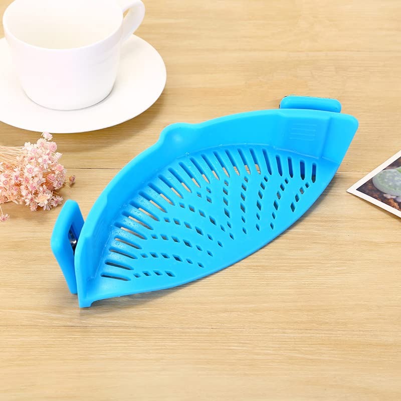 Flexible Silicone Strainer – Fits All Pots, Mess-Free Draining