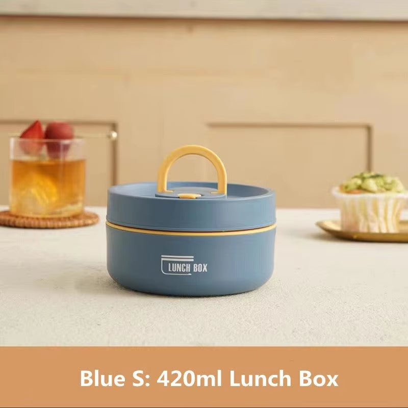 Lunch Box Portable Insulated Lunch Container Set Stackable Bento Stainless Steel Lunch Container Outdoor Picnic Box