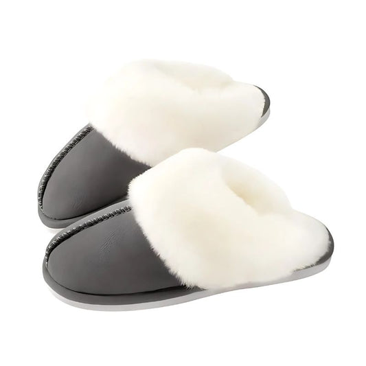 Women's Fuzzy House Slippers – Cozy & Machine Washable