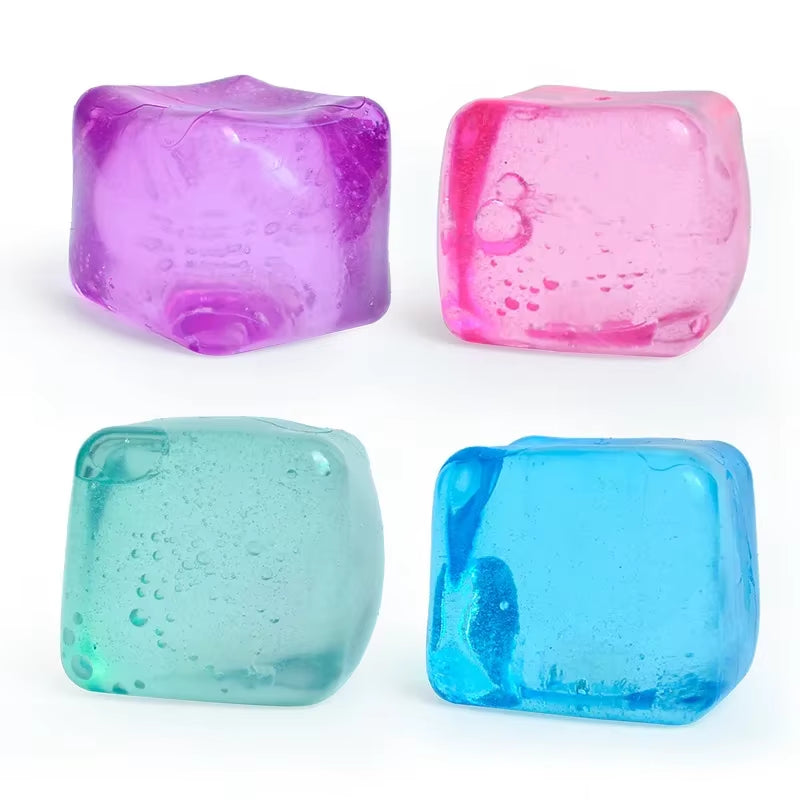 Tiktok Hot Sale Schylling Needoh Nice Cube Best-Selling Sensory Toy with a Super Solid Squish Always Returns to Its Square Shape