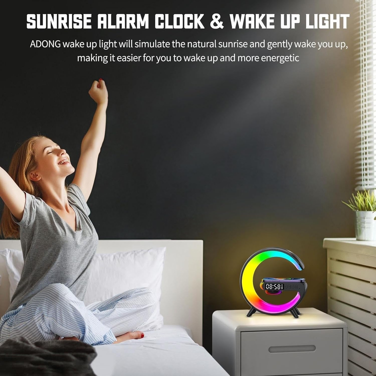 multi-functional bedside lamp